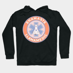 Funny Llama EMS EMT Paramedic Gift First Responder Medic Hoodie